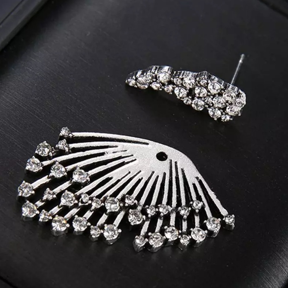 Women Zircon Statement Earring - Picture 2 of 8